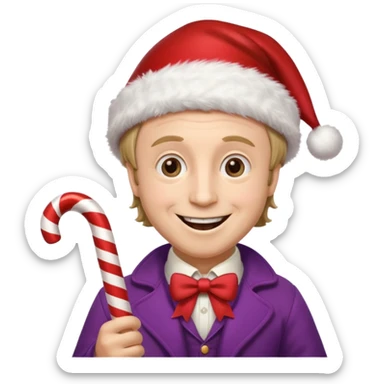 Wonka navidad sticker