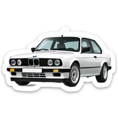 BMW e30  sticker