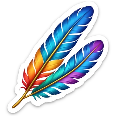 Krishna Feather emoji sticker