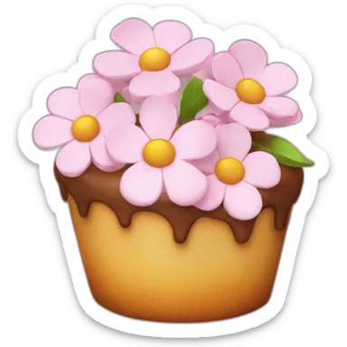blossom cake sticker