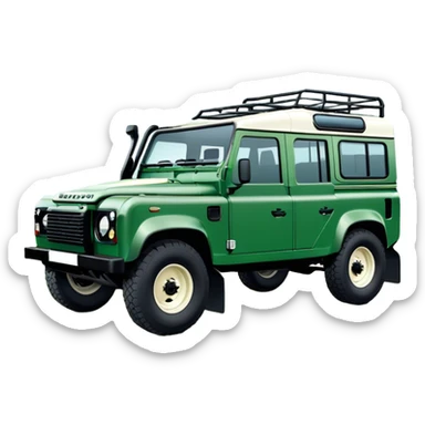 Land Rover Defender - Land Rover (Model Year: 2022) (Iconic colour: Green) sticker