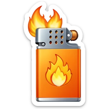 Lighter sticker