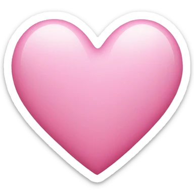 pink heart sticker