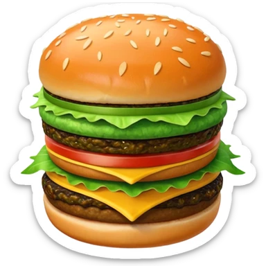Plankton and a Krabby patty  sticker