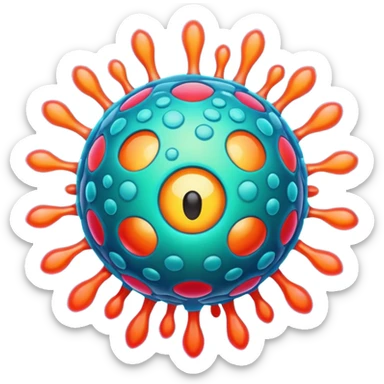Virus sticker