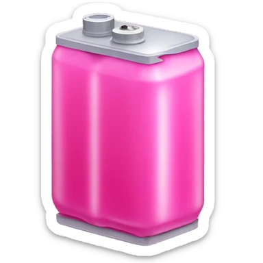 Pink battery juice filled all the way sticker