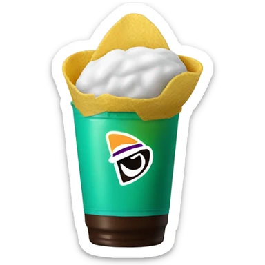 Taco Bell Baja blast sticker