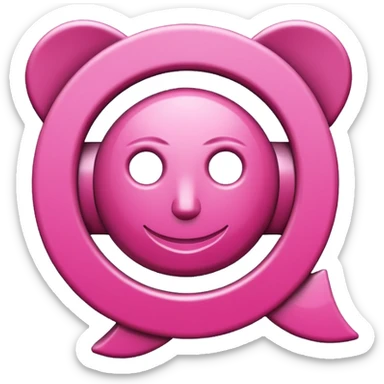 la palabra "100USD" en color rosa con este código de color #FDD2EF sticker