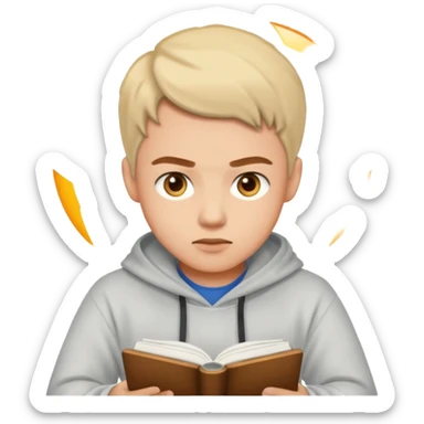 Practicing English at home sticker