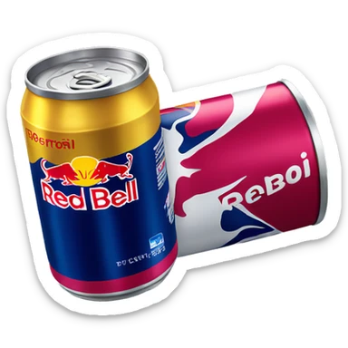 Redbull can sticker