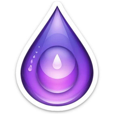 cristal violet sticker
