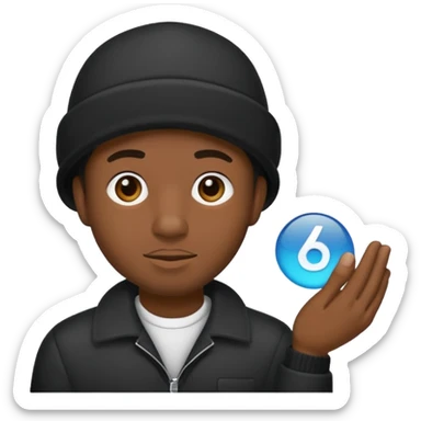 Black guy with Al 47 sticker