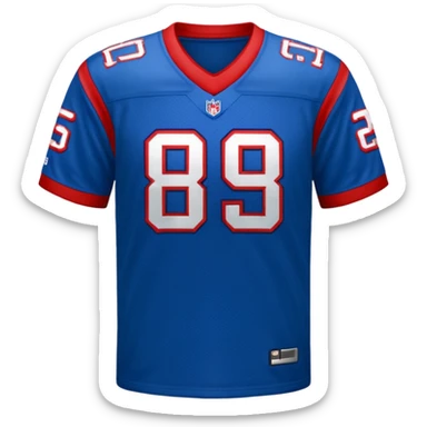 shirt nfl blue (#00A3E0) and red (#F9423A) sticker