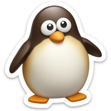 Kinder pingui biscuit sticker