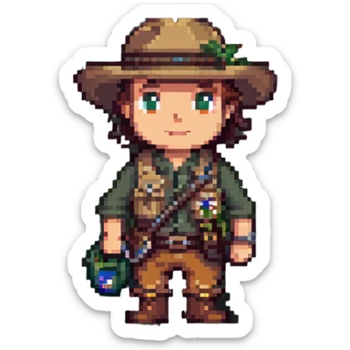 Australian explorer sticker