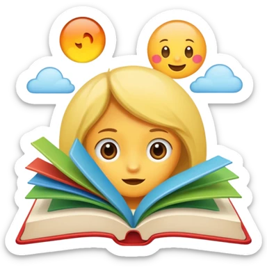 a story picture book sticker