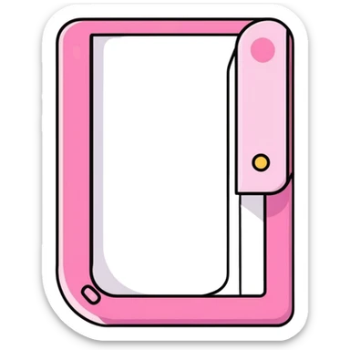 Pink Web browser sticker