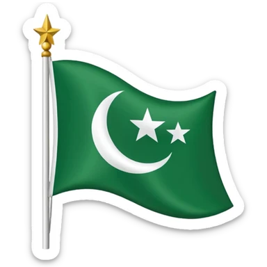 Azad Kashmir flag sticker