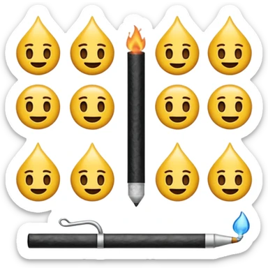 Göz Kırpan, Kafasinda Yamuk Kral Tacı Olan ve Ağzında Sigara Olan  👌 işareti yapan emoji sticker