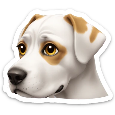 Cão doente sticker