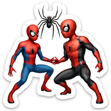 spider man vs ant man sticker