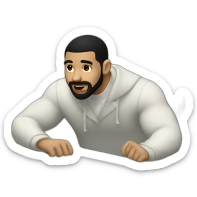 drake trading the stock market sticker