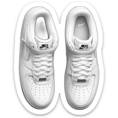 nike  white airforce 1 sticker