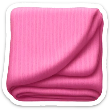 Pink folded blanket  sticker