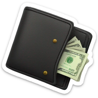 Money wallet sticker