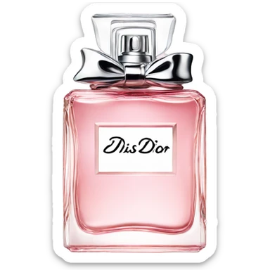 Miss dior perfume sticker