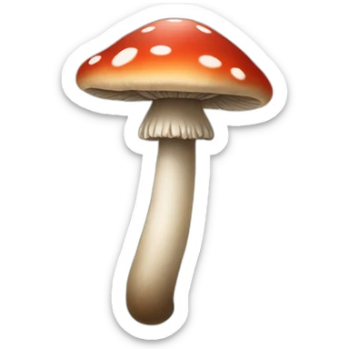 Shroom not dots sticker