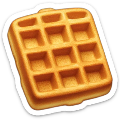 Waffle sticker