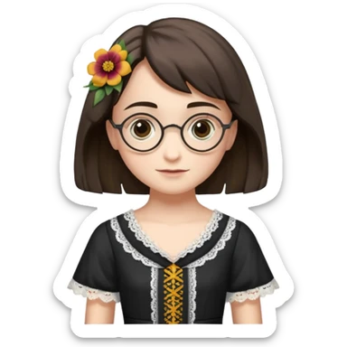 Harry potter wearing a dress sticker