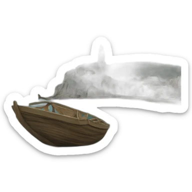 dieu sur mer sticker