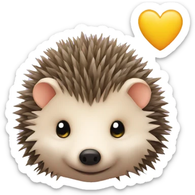 Hedgehog sticker
