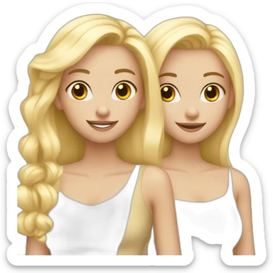 three-blonde-girls-best-friends sticker
