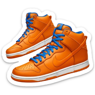 basketball with nike dunk shoes sticker