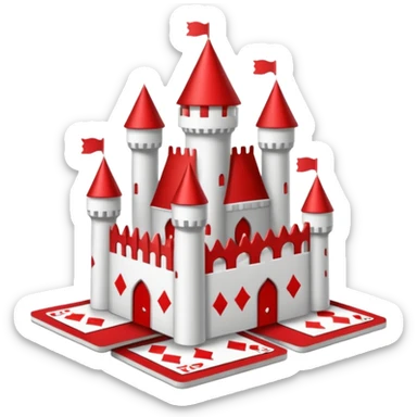 card castle sticker