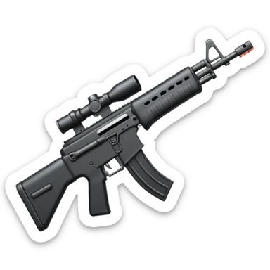 assault rifle sticker