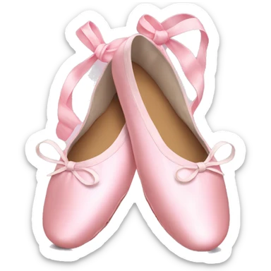 Ballet shoes sticker