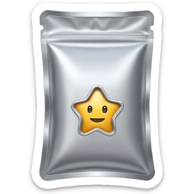 Space food pouch
Small, foil-like packet with a zip seal. sticker