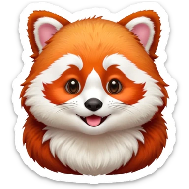 Red Panda from the Turning Red movie sticker