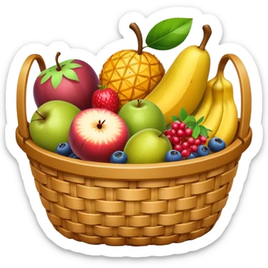 llaverito aesthetic de frutas sticker