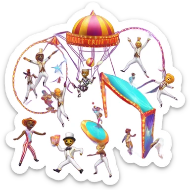 Jax digital circus sticker