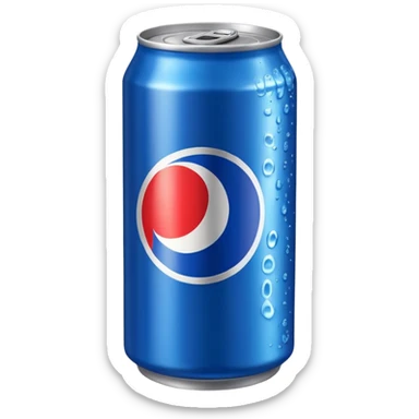 Pepsi can sticker