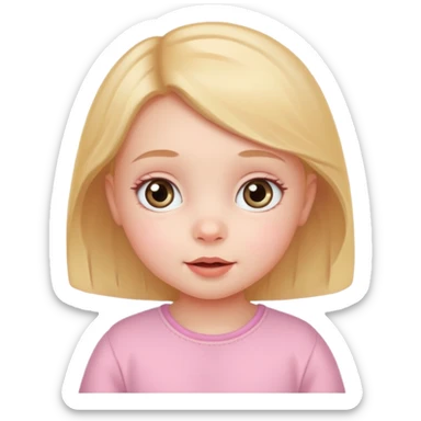 CUTE BABY GIRL  sticker