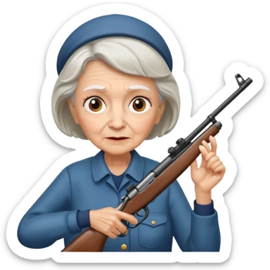 granny loading sticker