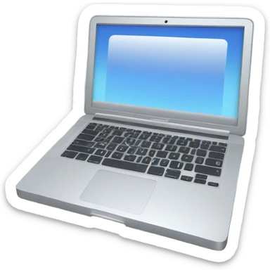 open mac book sticker