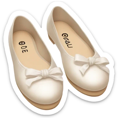 Chanel ballet flats sticker
