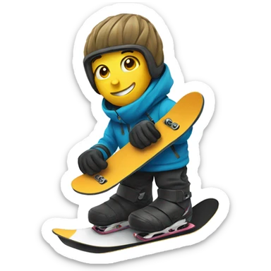 Snowboard sticker
